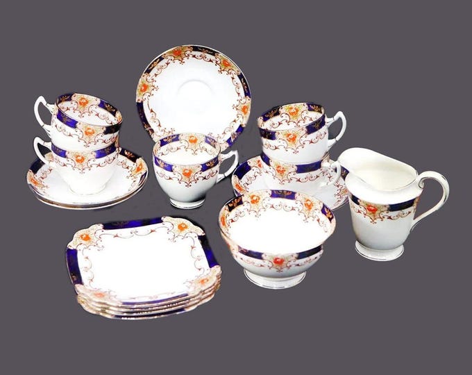 Royal Standard | Standard China 4054 Imari partial dessert service made in England.