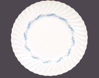 Vintage Minton Downing Bone China Dinner Plate: Fife Shape, Gold Trim