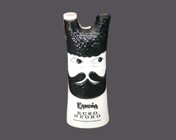 Kahlua Black Russian | Ruso Negro empty bottle. Inspired by Lagardo Tackett. Ceramica de Cuernavaca in Mexico.