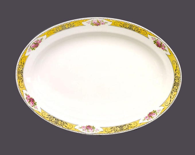 Antique Grindley Granville oval art-nouveau turkey platter made in England.