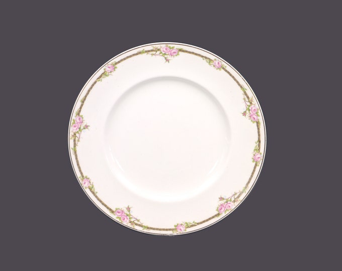 Antique art-nouveau period Johnson Brothers JB467 salad plate. Pareek ironstone made in England. Sold individually.