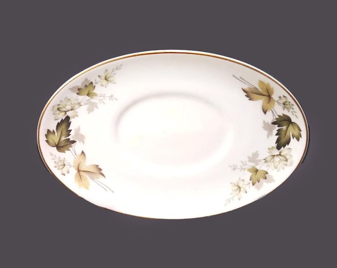 Royal Doulton Larchmont TC1019 gravy boat under plate only made in England.