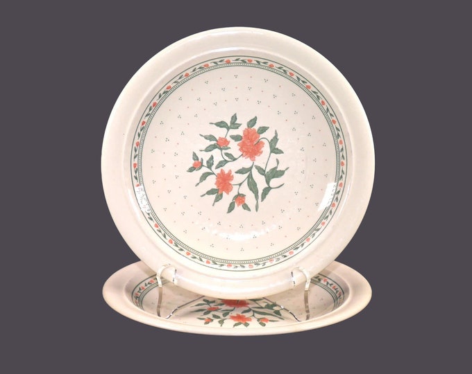 Pair of Staffordshire Tableware | Kiln Craft | Staffordshire Potteries bread plates made in England. Flaw (see below).