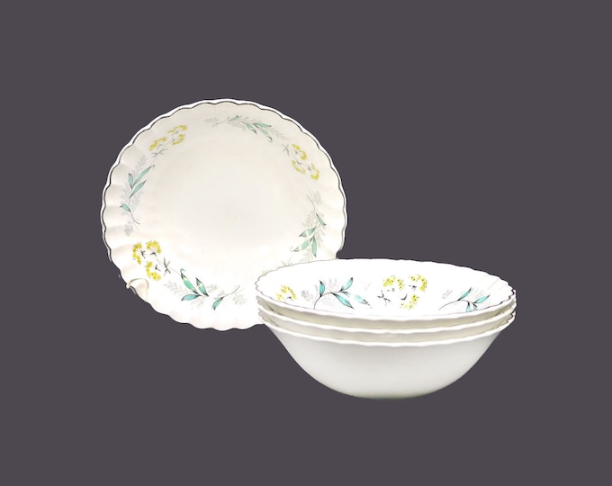 Johnson Brothers JB779 coupe cereal bowls. Snowhite Regency ironstone made in England. Choose quantity below.