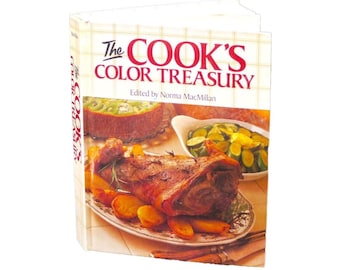Vintage The Cooks Color Treasury 1982 cookbook. Norma MacMillan USA.
