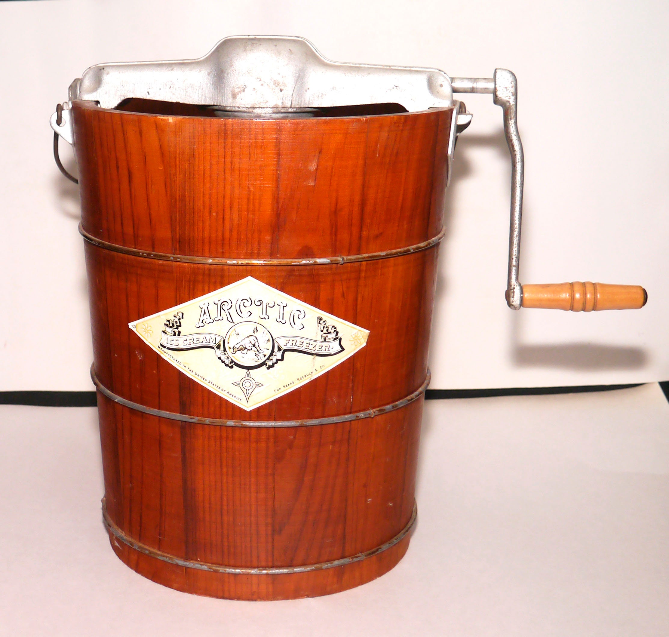 Vintage ice cream freezer sale