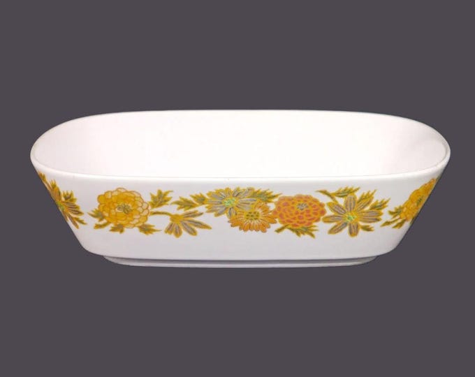 Noritake Sunny Side stoneware serving bowl. Progression Stoneware made in Japan.