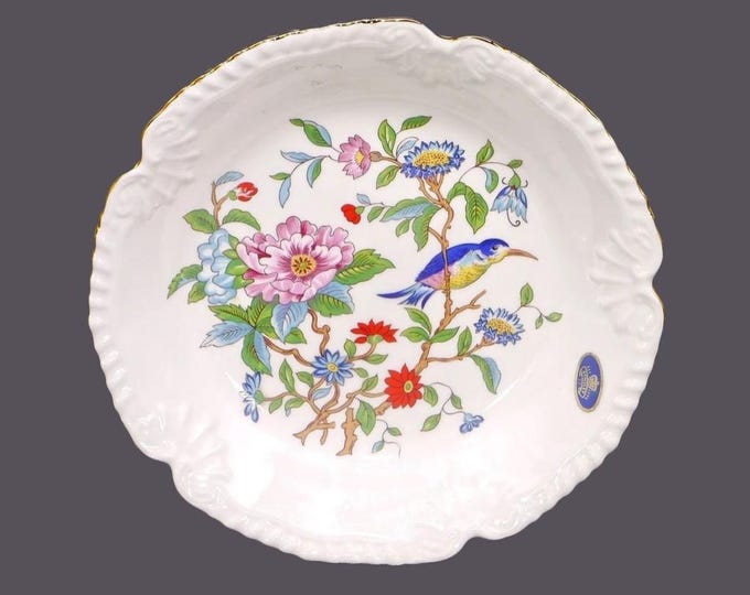 Vintage Aynsley Pembroke deep Georgian tray. Bone china made in England.