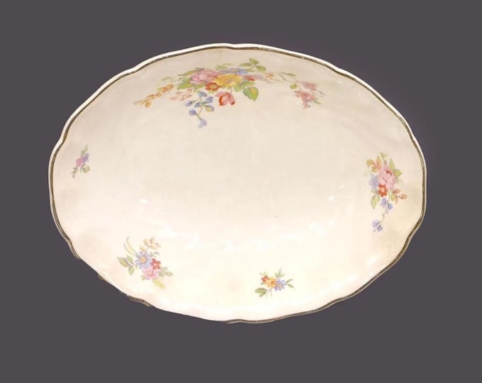 Vintage Johnson Brothers JB1193 oval serving bowl. Old Chelsea Ironstone England.