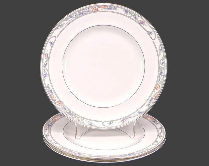 Three Royal Doulton Arlington H5180 large dinner plates. Bone china made in England.