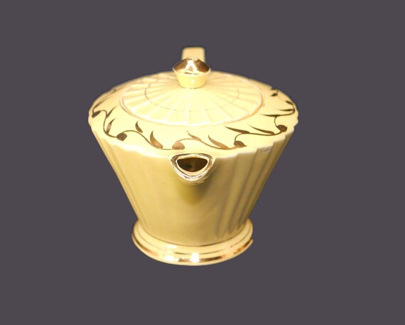 英国製のヴィンテージ Sadler 2670 プリーツ アラジン ティーポット