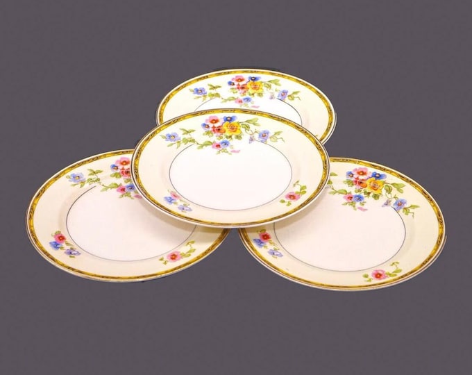Johnson Brothers Watteau bread plates made in England. Choose quantity below.