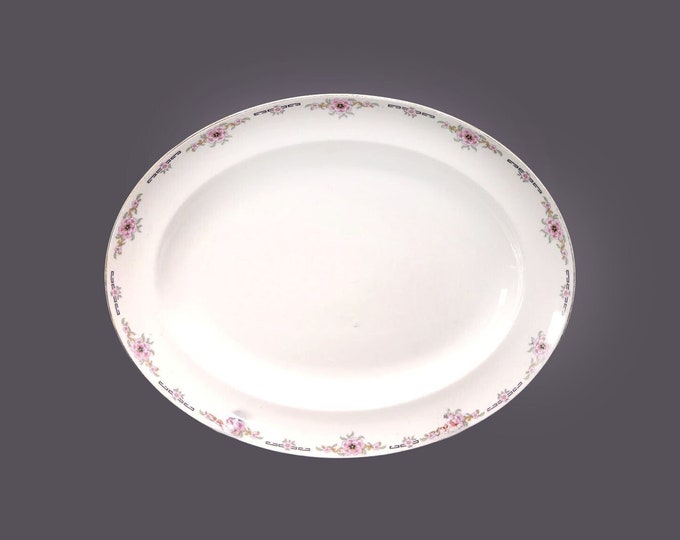 Alfred Meakin Milldale oval meat platter made in England.