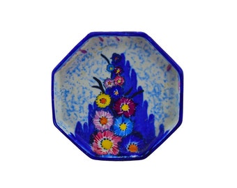 Carlton Ware Garden 3413 trinket or ring dish. Coveted Carlton Ware hand-decorated wares made in England.