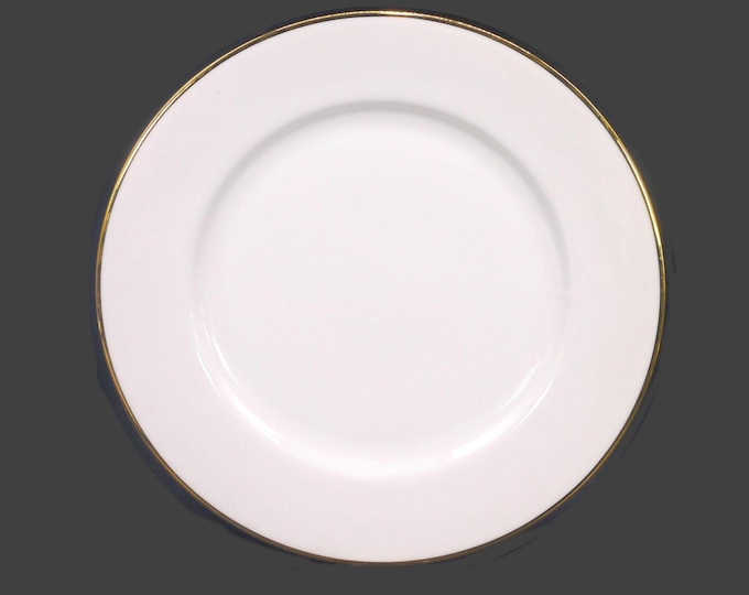 Vintage Pier 1 PER107 Gold Band dinner plate.