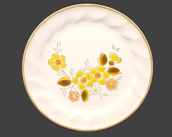 Vintage Hearthside Gaiety salad plate. Sculptura Stoneware Japan.