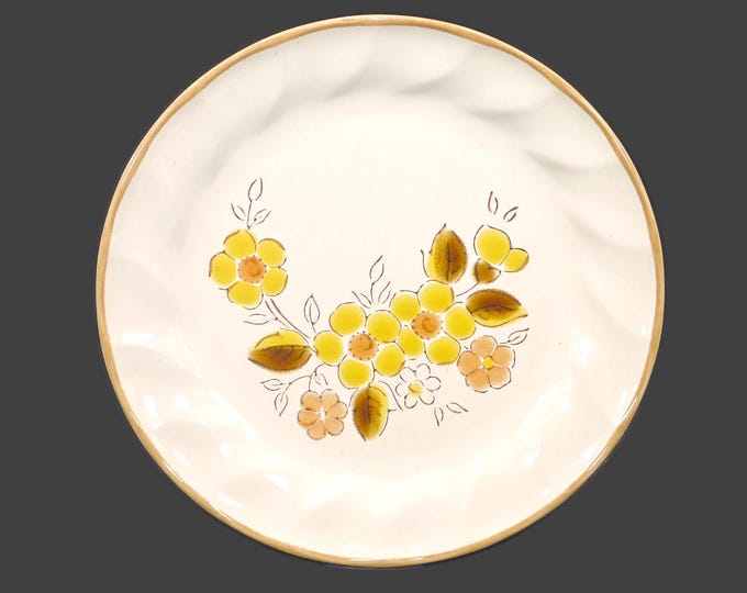 Sculptura Hearthside Gaiety stoneware salad plate made in Japan. Sold individually.
