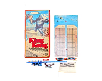 Vintage King Kong board game. Ideal Corporation 1976. English | French edition. Complete.