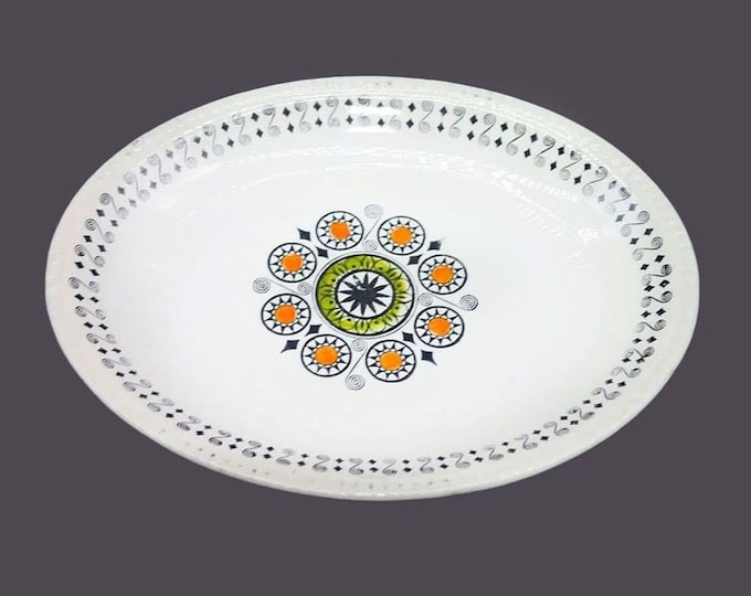 Retro Broadhurst Renaissance oval platter. Kathie Winkle design made in England.