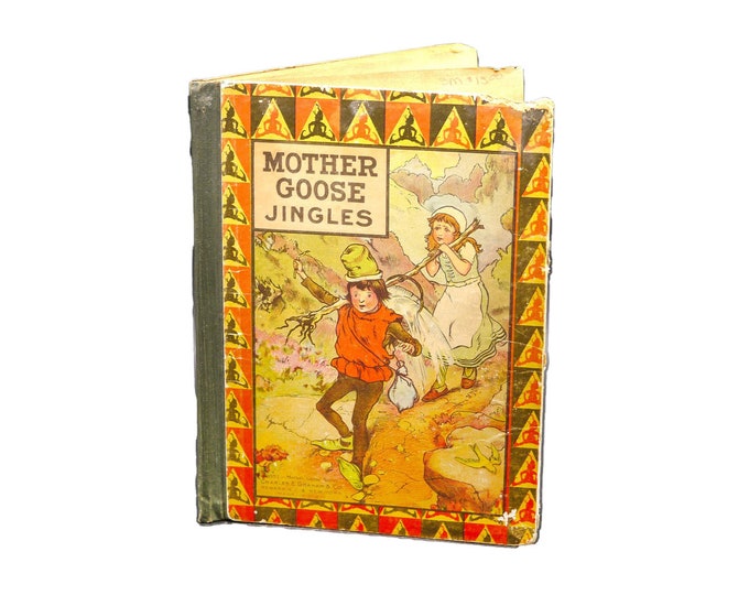 Antiquarian children's book Mother Goose Jingles. Published by Charles E. Graham Newark NJ USA. Complete.