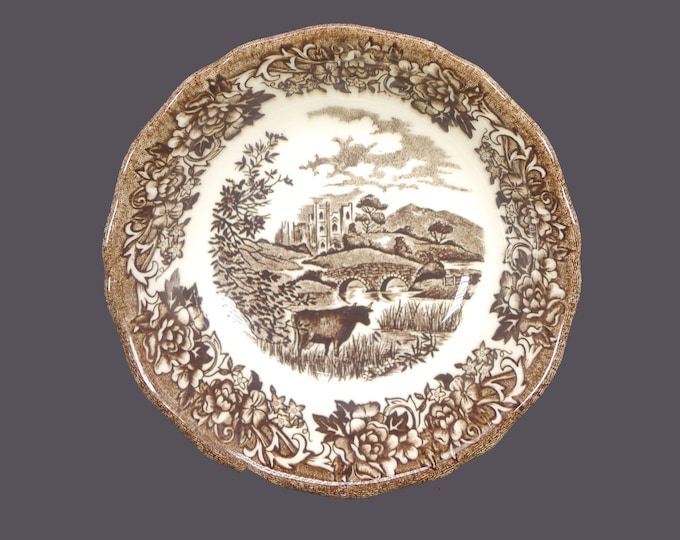J&G Meakin Romantic England Brown fruit nappie, dessert bowl made in England. Sold individually.