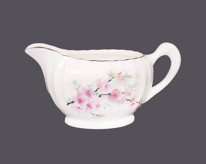 W.S. George Peach Blossom creamer jug. Bolero line decorated in the USA.