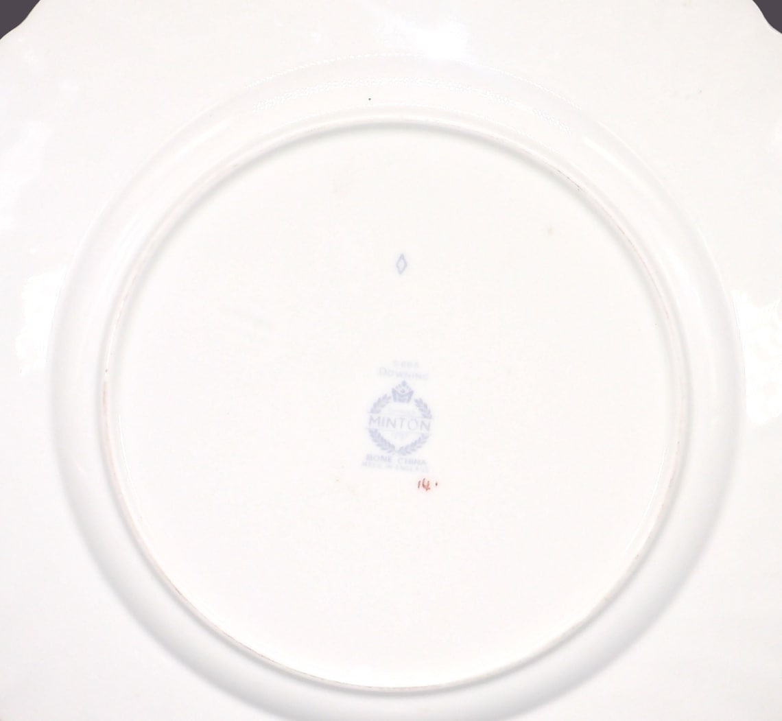 Minton Downing S665 Large Dinner Plate. Bone China Made in England