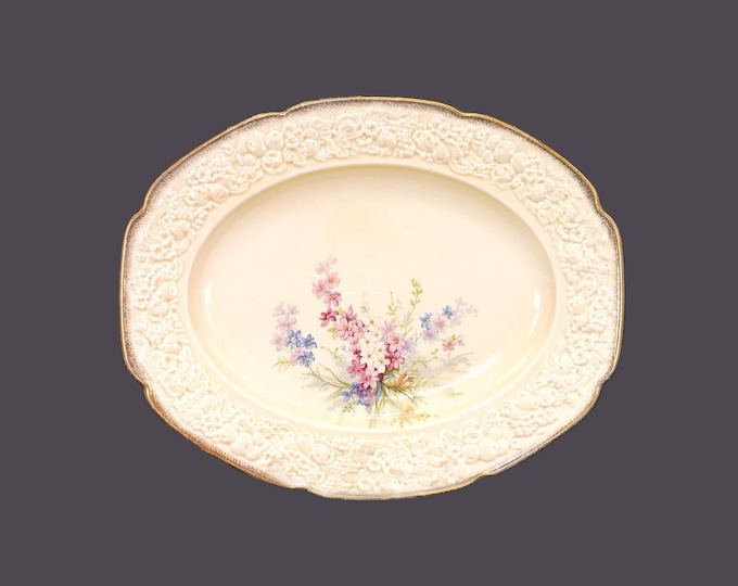 Crown Ducal Florentine Picardy oval platter made in England