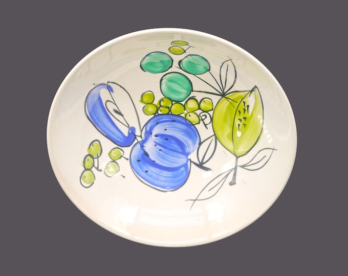 Vera Neumann for Island Worcester Salad Days round serving bowl. Hand-painted, made in Jamaica. Sold individually.