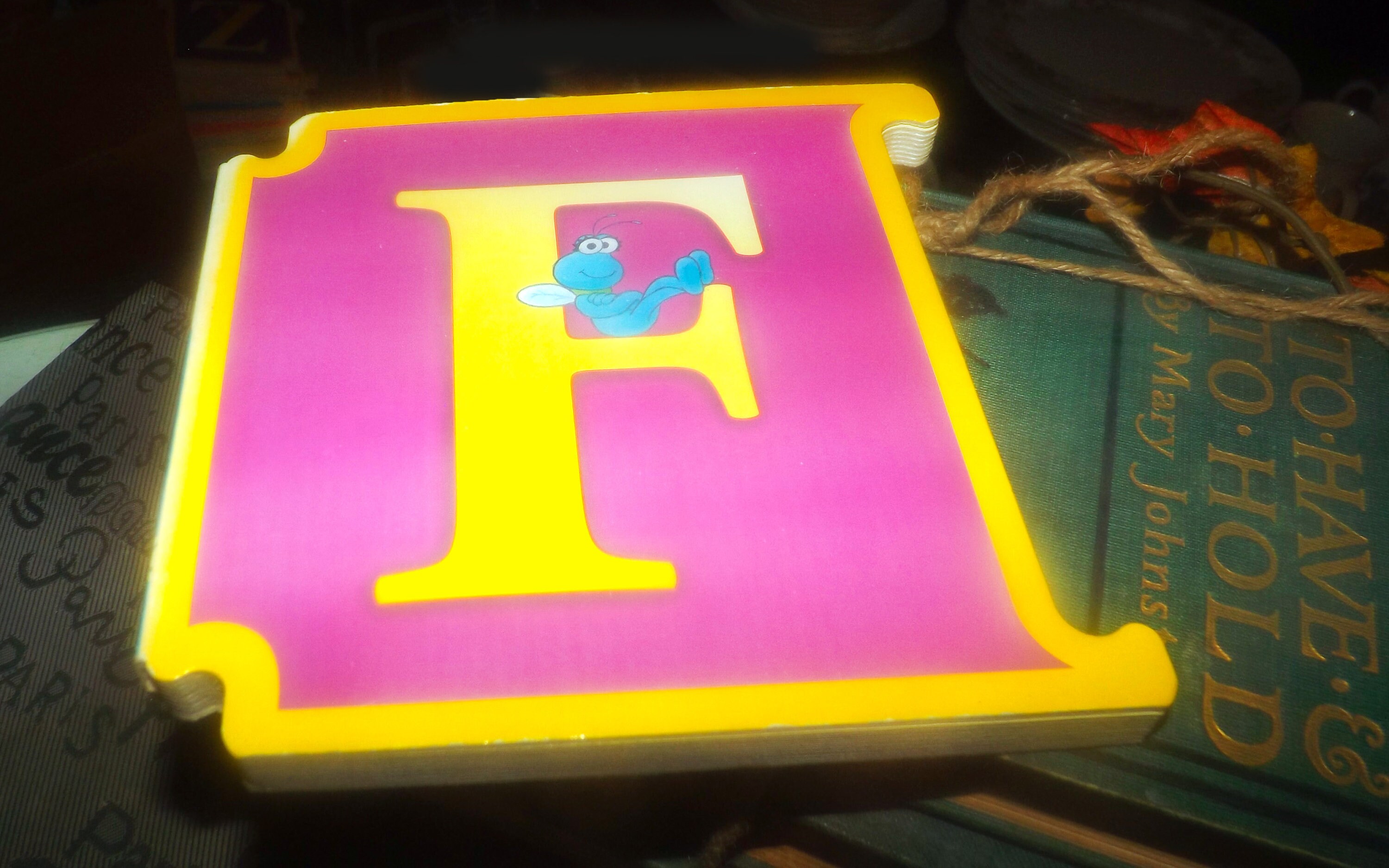 Vintage (1996) CTW Sesame Street Letter F Elmo's Friends. ABCs Muppets Reader's Digest Young