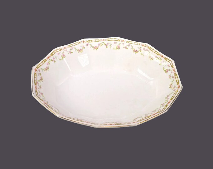 Johnson Brothers JB105 oval serving bowl. Antique tableware made in England. Flaw (see below).