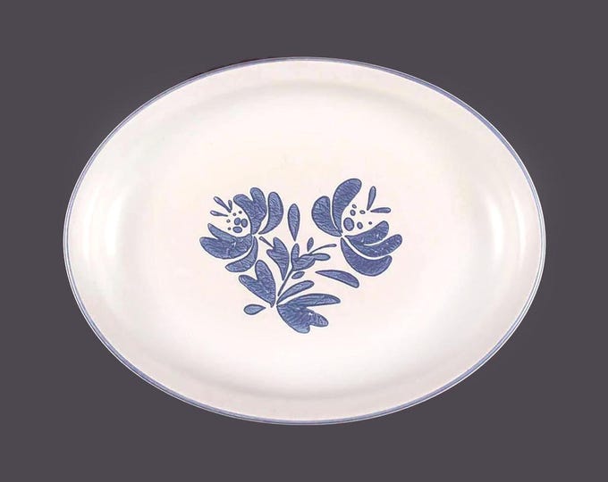 Pfaltzgraff Yorktowne oval stoneware platter made in USA.