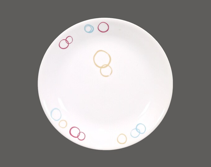 Corelle Corningware Circles dinner plate made in USA.