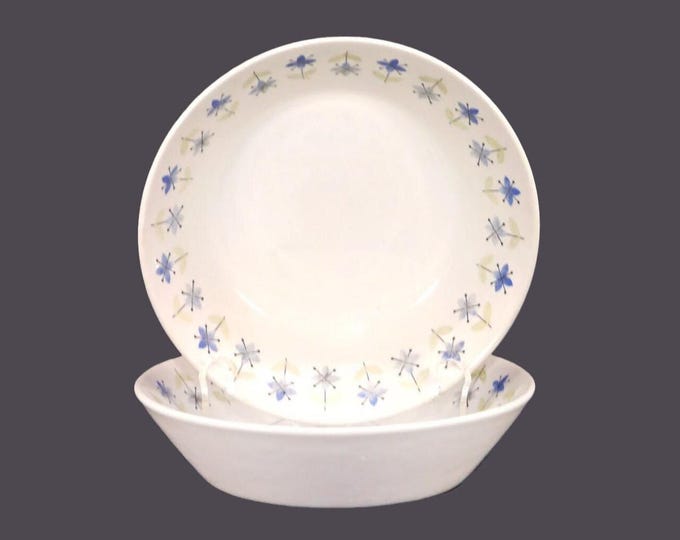 Pair of Midwinter Roselle fruit nappies, dessert bowls made in England.
