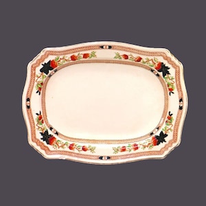 Antique Duchess Royal 3449 Imari sandwich or cake serving platter made in England. Flaw (see below).