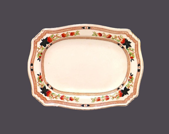 Antique Duchess Royal 3449 Imari sandwich or cake serving platter made in England. Flaw (see below).