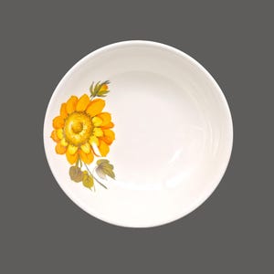 Vintage Royal Tudor Ware Serving Bowl: Retro Flower Power Sunnyside