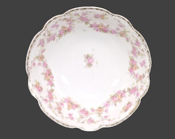 Antique MZ Austria Altrohlau Bridal Rose dessert bowl.