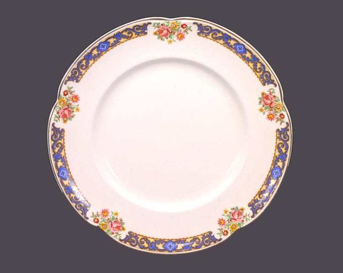 Antique Edwardian Age Johnson Brothers Corfu | JB967 luncheon plate. Pareek ironstone made in England.
