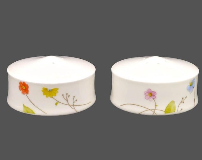 Vintage Mikasa Just Flowers Salt & Pepper Shakers made in Japan