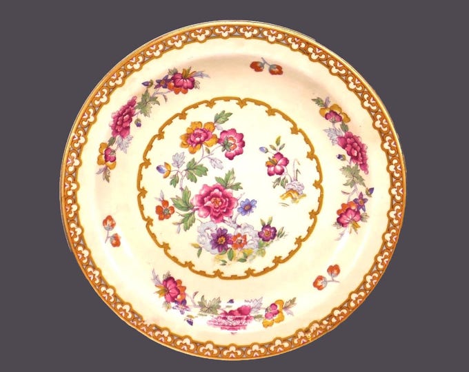 Royal Staffordshire | Wilkinson | Newport Shalimar round gravy boat under-plate only. Clarice Cliff design made in England