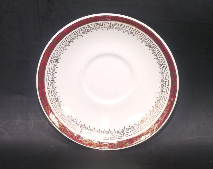 North Staffordshire Pottery NOS1 | Royalty orphaned saucer only made in England.