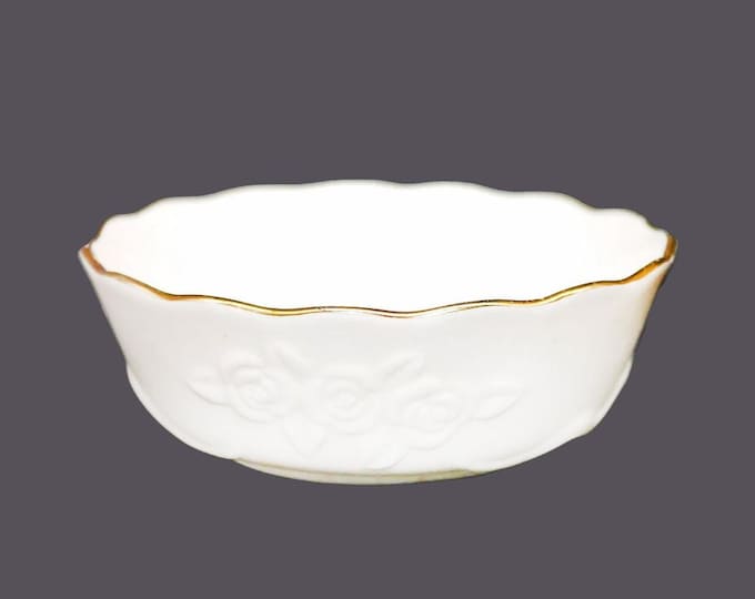 Vintage Lenox Ivory Rose nut, candy, bon bon bowl.