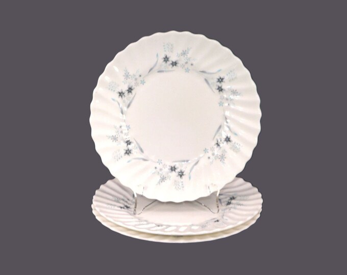 Three Royal Doulton Millefleur H4953 salad plates. Bone china made in England.