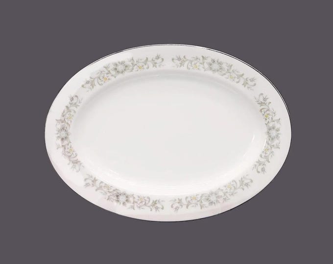 Premiere Fine China Bluegrass M2005 oval platter made in Japan.