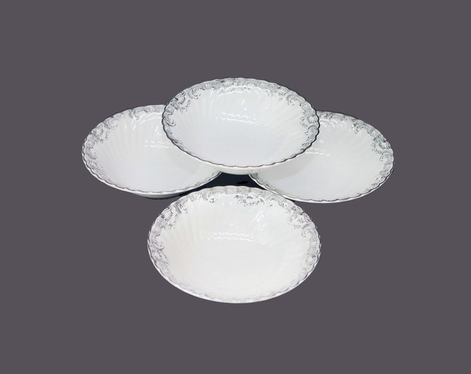 Washington Pottery | Swinnertons Silverlea coupe cereal bowls made in England. Choose quantity below.