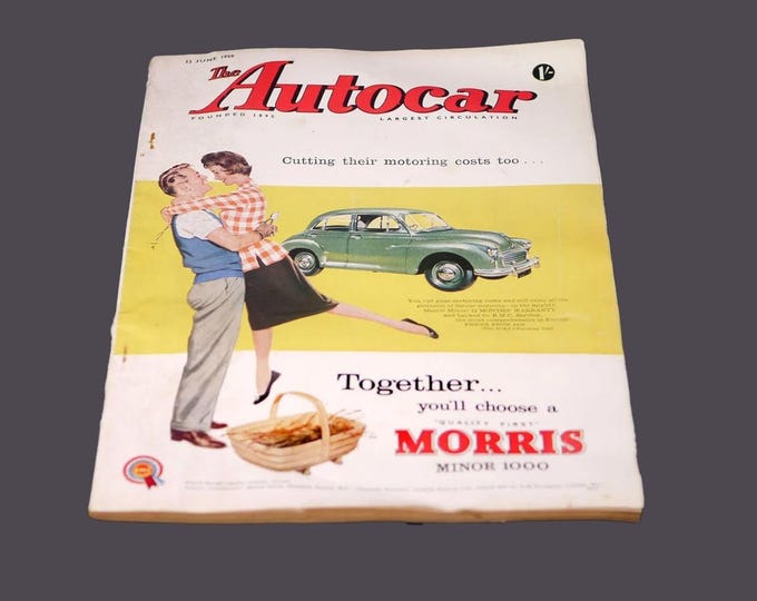 June 12 1959 Autocar magazine published England Iliffe & Sons. Great vintage car info, photos and advertisements. Complete