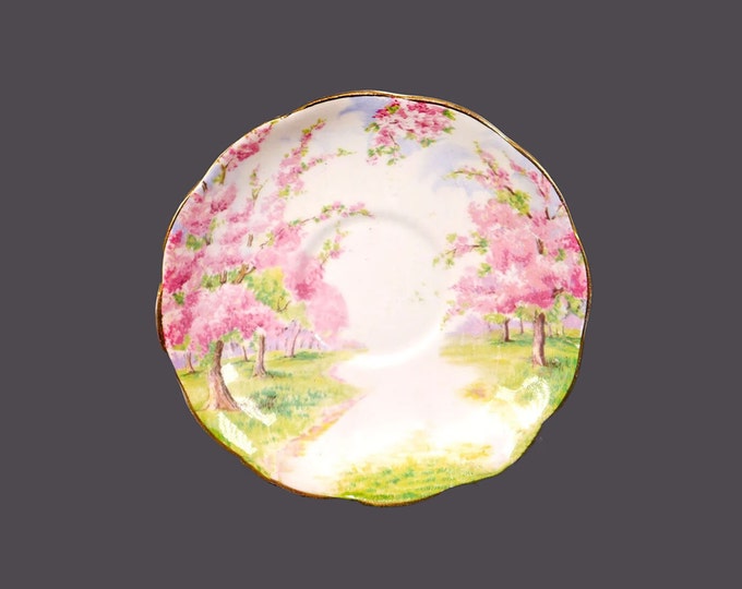 Royal Albert Blossom Time orphaned saucer only. Bone china made in England.