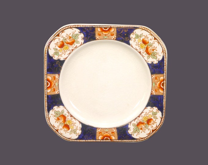 Wood & Sons Napoli square Imari salad plate made in England. Sold individually.