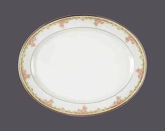 Antique Bawo & Dotter | Elite Works Limoges BWD114 oval platter made in France.